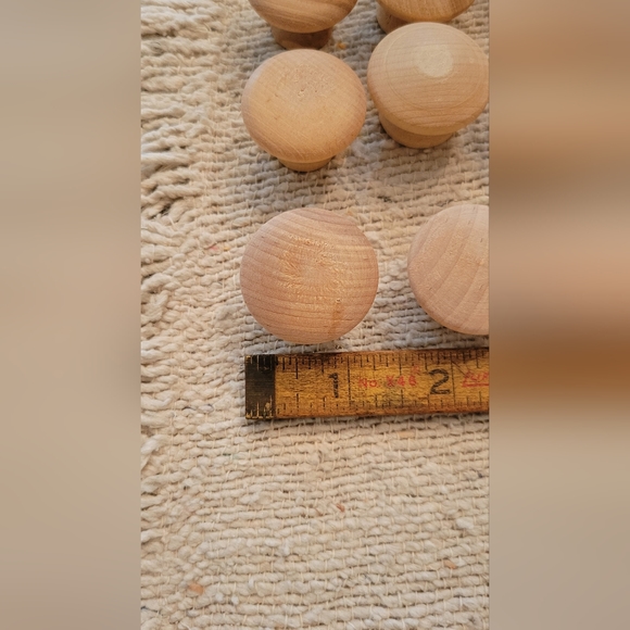 Wood Door Pulls Knobs Lot 41 pieces Different Sizes Wooden Cabinets - Picture 2 of 13